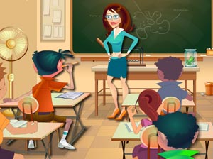 Play Naughty Classroom Game