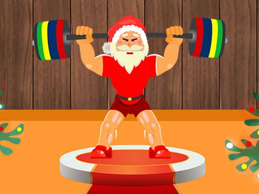 Play Santa Weightlifter Game