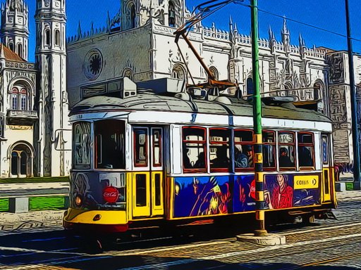 Play Tram Jigsaw Game