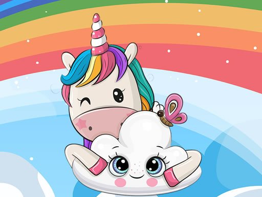 Play Cute Unicorn Jigsaw Game