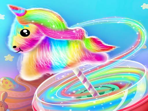 Play Unicorn Cotton Candy Maker Game