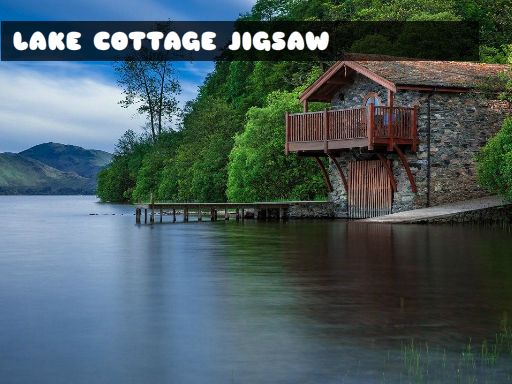 Play Lake Cottage Jigsaw Game