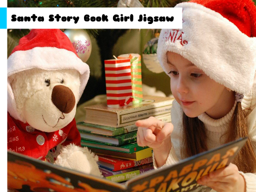 Play Santa Story Book Girl Jigsaw Game