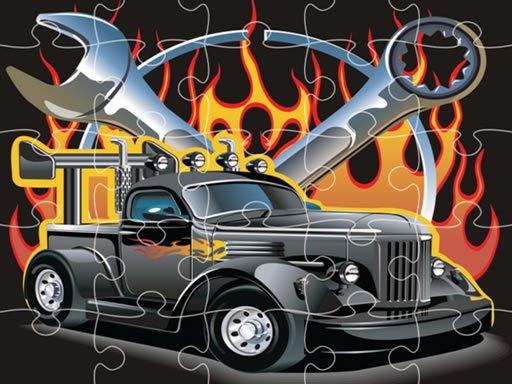 Play Hot Rod Jigsaw Game