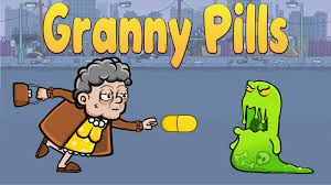 Play Granny Pills: Defend Cactuses Game