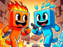 Play Fire and Water Blockman Game