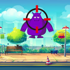 Play Flying Grimace Game