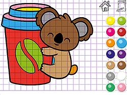 Play Koala Coloring Pages Game