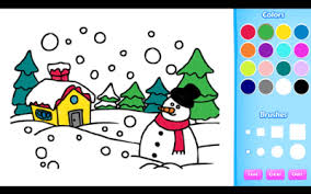 Play Winter Coloring Book Game