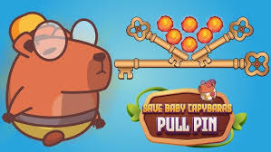 Play Save Baby Capybaras – Pull Pin Game