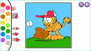 Play Garfield: Coloring Book Game