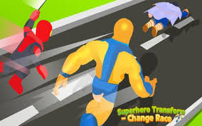 Play Superhero Transform Change Race Game