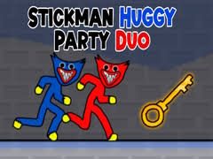 Play Stickman Huggy Party Duo Game