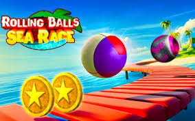 Play Rolling Balls Sea Race Game